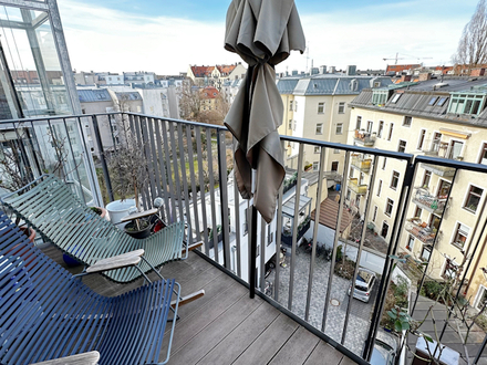 Exquisite Dachgeschoss-Maisonette-Wohnung in Bestlage München - Glockenbachviertel