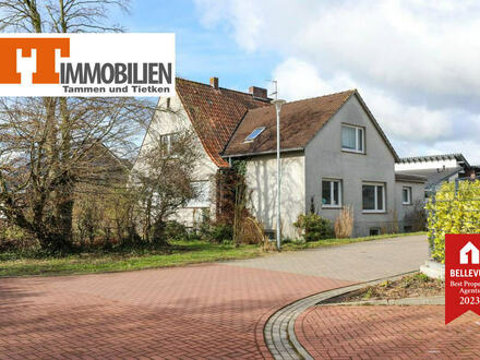 TT bietet an: Einfamilienhaus mit Gewerbefläche in ruhiger Lage von Neuengroden!