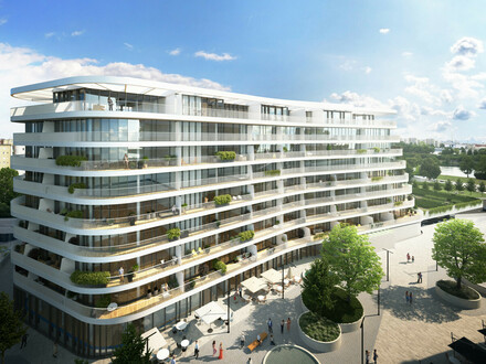 U1 Donauinsel! Brand new! 2-room apartment with balcony directly infront of the danube!