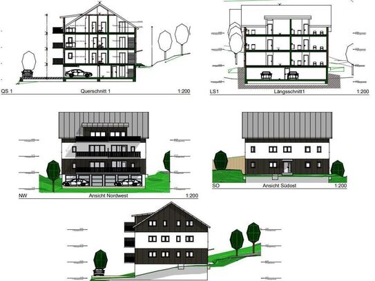 Barrierefreie KfW 40+ Wohnung mit ca. 110 m² Gartenanteil