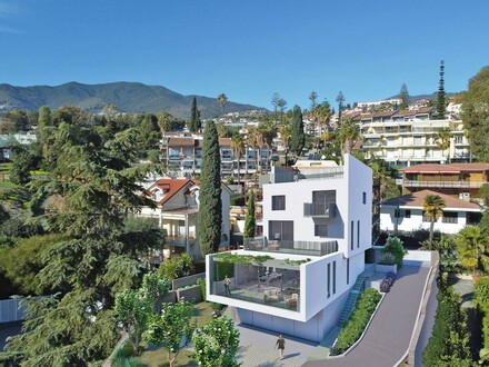 Moderne Villa im Bau mit Meerblick in Sanremo