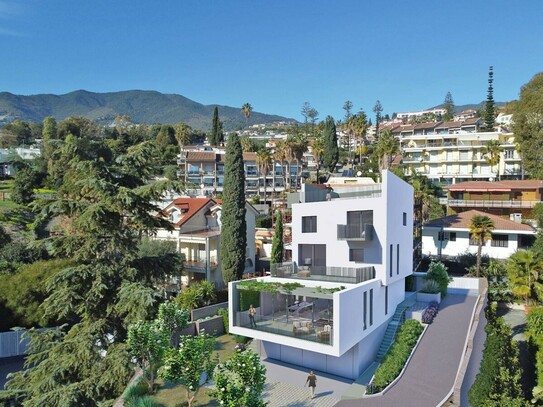 Moderne Villa im Bau mit Meerblick in Sanremo