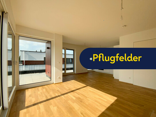 Neubau-Penthouse mit Dachterrasse in Südausrichtung