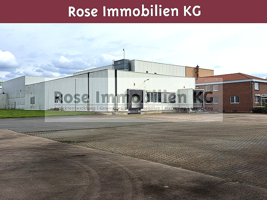 ROSE IMMOBILIEN KG: Gewerbeimmobilie mit großen Kühlräumen und Verwaltungsgebäude zu verkaufen!