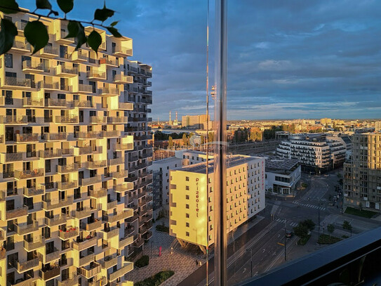 SKY TOWER: Zwei-Zimmer-Eigentum am Hauptbahnhof mit fantastischem Fernblick