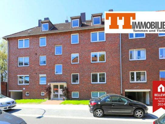 TT bietet an: 3-Zimmer-Wohnung mit Garage und Keller in Heppens!