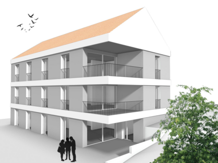 Erstbezug - Attraktive 4 Zimmer Wohnung mit Balkon oder Gartenanteil