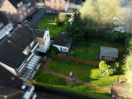 *1.222 m² großes Baugrundstück* Nähe Stadtpark Rheine Teilb. bebaut mit zwei älteren Häusern