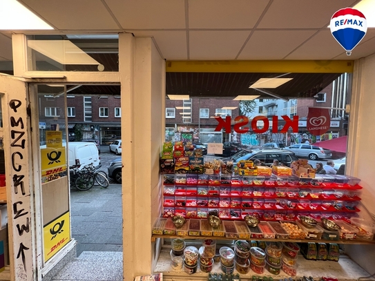 Kiosk in bester Szene Lage auf St. Pauli. Geschäftsübergabe mit einem Abstand von 129.900 €