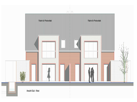 120 m² Neubau-Doppelhaushälfte in Laer KFW 40 NH