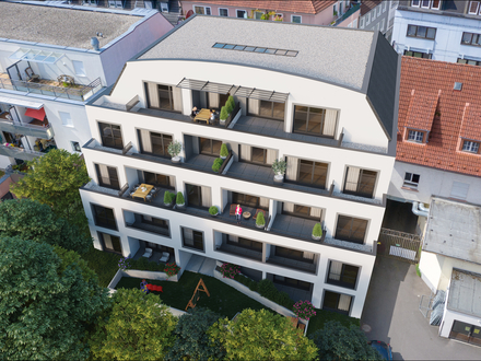 Exklusives Schöntalhaus: 3 -Zimmer Wohnung mit EBK und Klimaanlage in der Fußgängerzone