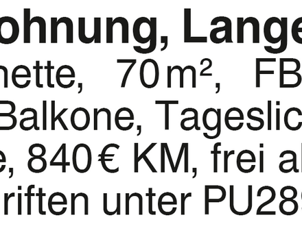 3 Zi. Wohnung langenau