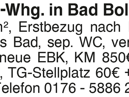 3,5 Zi.-Whg. in Bad Boll