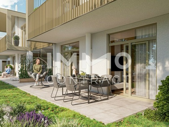 Barrierefreie 3-Zimmerwohnung mit Terrasse und Eigengarten, im sonnigen Südburgenland