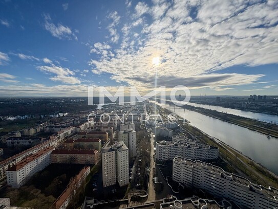 DANUBEFLATS: Top-Apartment mit Ausblick, Doorman, Gym, Sauna, Pool, Bar, Lounges - Erstbezug JETZT