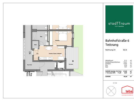 Neubauprojekt "stadTTraum" Leben wo andere Urlaub machen