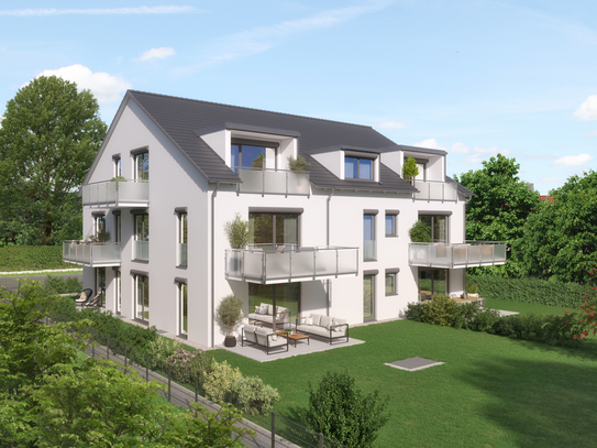 Moderne, hochwertige Wohnung mit großem Garten und 3 Terrassen