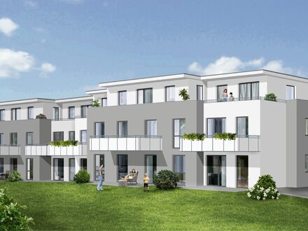 Modern mit Komfort = Neubau-Eigentumswohnung im EG mit Terrasse und Aufzug