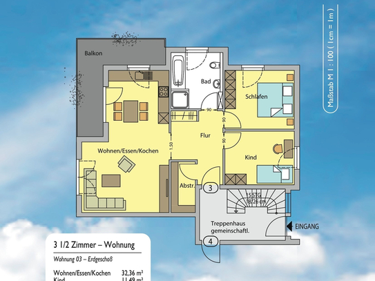 NEUBAU: 3,5 Zimmer EG-WHG in 97944 Kupprichhausen