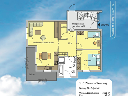 NEUBAU: 3,5 Zimmer EG-Whg in 97944 Kupprichhausen