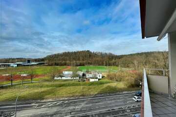 Ausblick vom Balkon