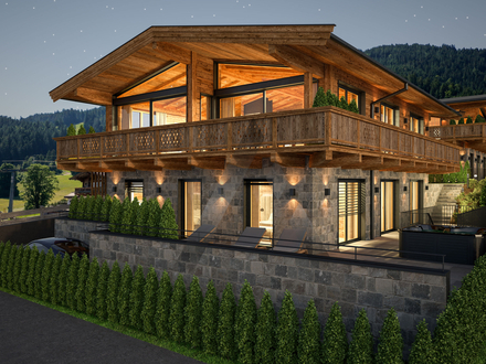 Ski in / Ski out: Neubau Chalets mit Kaiserblick BAUBEGINN ERFOLGT