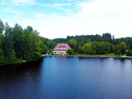 Historisches Hotel-Juwel am Waldsee in Lindenberg