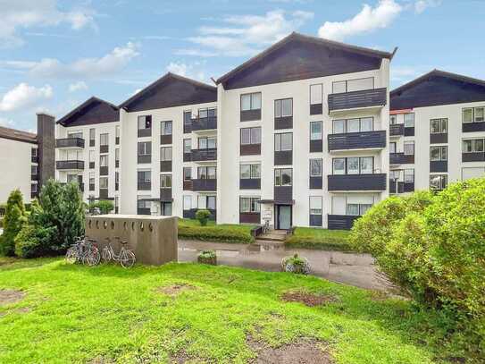 Gemütliche 2-Zimmer-Wohnung mit Bergblick aus der obersten Etage