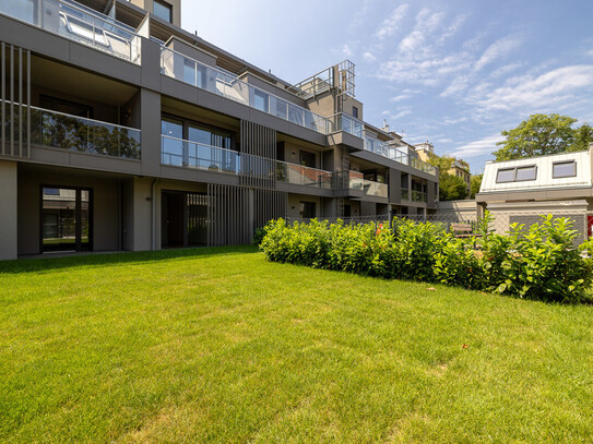 Wohnen bei der Alten Donau - Gartenwohnung im Erstbezug