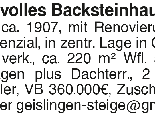 Backsteinhaus