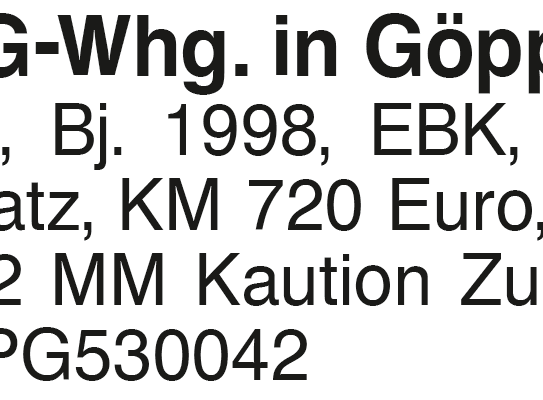 3 Zi.-EG-Whg. in Göppingen