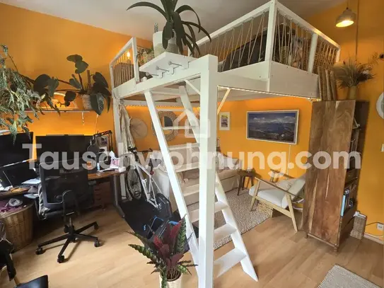 [TAUSCHWOHNUNG] geräumiges 1 Zimmer Apartment mit Sonnenbalkon