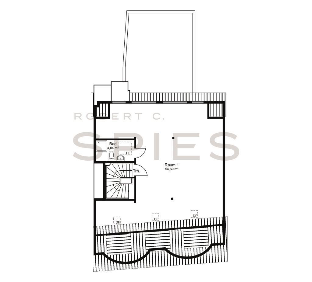 Moderne 1-Zimmer-Studio-Wohnung mit Blick übers Bremer Viertel - Foto 5