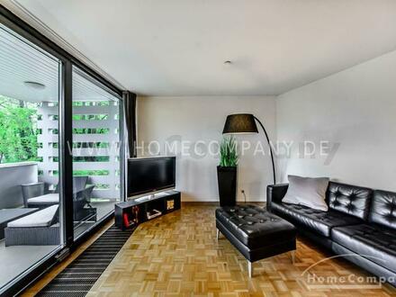 Schöne, möblierte 2-Zimmer-Wohnung mit Balkon in Schwabing
