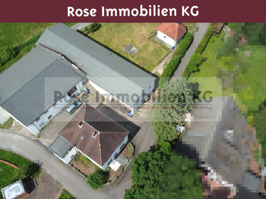 ROSE IMMOBILIEN KG: Arbeiten und Wohnen auf einem Grundstück! Oder investieren Sie in ein Renditeobjekt!