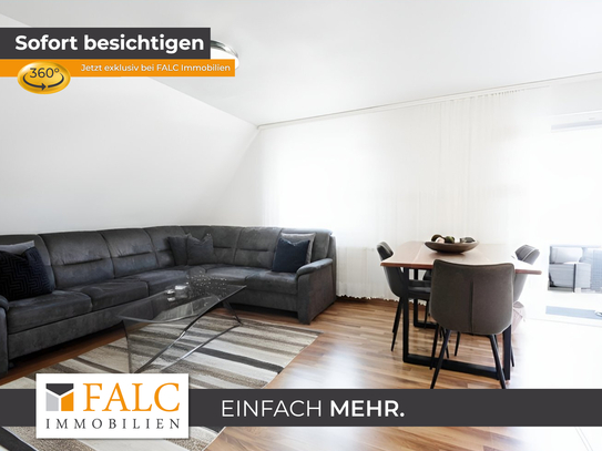 Attraktive Maisonette-Wohnung mit großem Balkon - FALC Immobilien Heilbronn