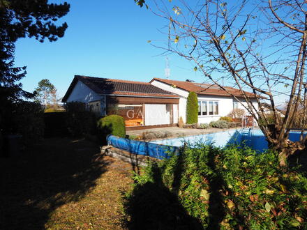 BUNGALOW mit Außenpool am Bleichberg
