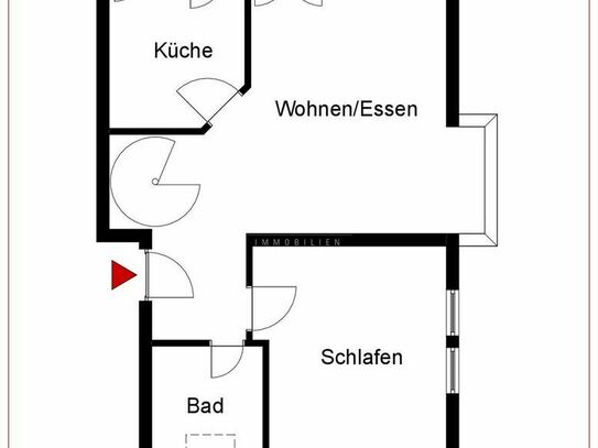 2 1/2 Zimmer-Wohnung im Maisonette-Stil mit Garage und Balkon