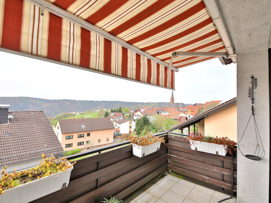 Perfekt auch als Ferien- oder Wochenendwohnung. 4-Zimmer mit herrlicher Aussicht in Rothenberg