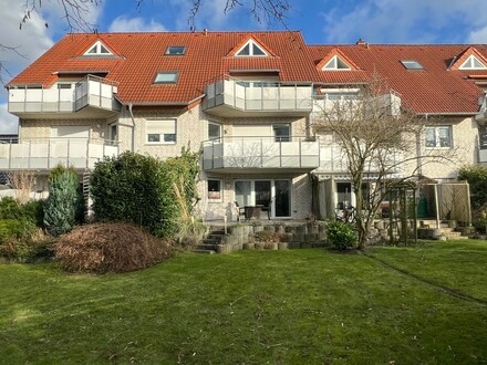 Lichtdurchflutete Erdgeschosswohnung mit Terrasse und Garten in Löhne!