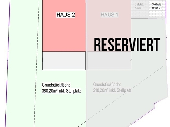 Großes Grundstück für Doppelhaushälfte in zentraler Lage