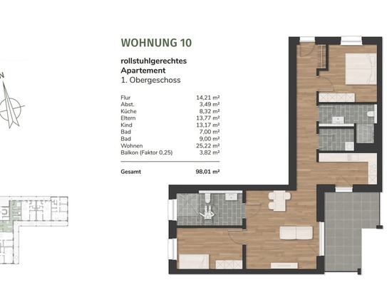 Wohnen am Urwald - 17 moderne Eigentumswohnungen in Neuenburg - Wohnung 10