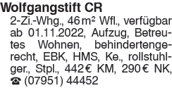 Wolfgangstift CR