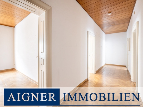 AIGNER - Altbau-Rohdiamant mit Balkon, Tiefgarage und variablen Grundriss