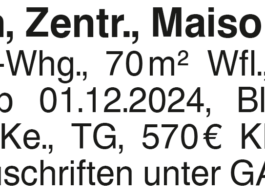 Gingen, Zentr., Maisonette