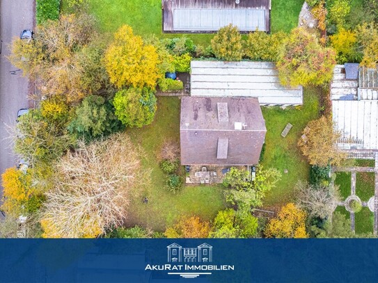 Baugrundstück in Planegg für eine große Villa oder Zweifamilienhaus - in bester Villenlage!