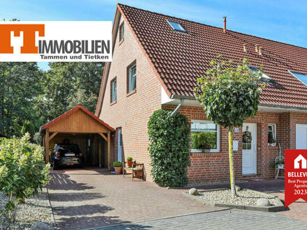 TT bietet an: Feine Doppelhaushälfte mit Carport in Wilhelmshaven-Rüstersiel!