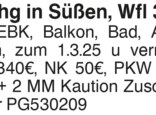 1,5 Whg in Süßen