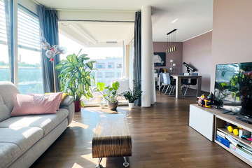 Sehr gut gepflegte und moderne 3-Zimmer-Wohnung mit Rheinblick in Ludwigshafen Süd