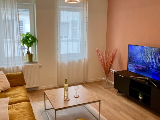 3-Zimmerwohnung mit TV, Wlan, Balkon, Küche, Dusche/Wc, Schlafzimmer, Esszimmer und Wohnzimmer